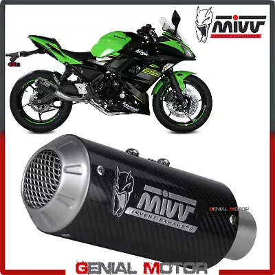 Mivv Complete Exhaust MK3 Carbon For KAWASAKI NINJA 650 2017 > 2019 • $353.80